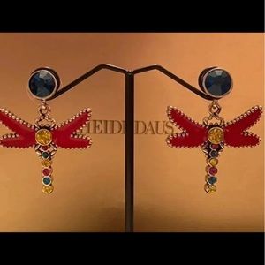 Heidi Daus "Garden Critter" earrings